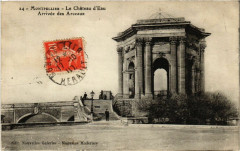 Montpellier -Le Cháteau d'Eau - Arrivée des Arceaux à Montpellier