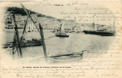 Cette , le ....- La Santé, entrée du Chenal, Clocher de Saint-Louis