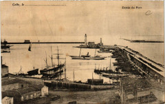 Cette, le ........ - Entrée du Port