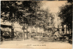 Cette - Place de la Mairie -
													34 Hérault
												