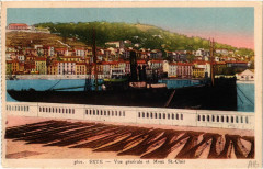Séte - Vue générale et Mont Saint-Clair à Sète
