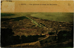 Cette - Vue générale et Canal de Beaucaire