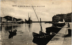 Cette - Le Quai du Sud et le Quai de la Ville