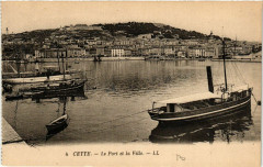Cette - Le Port et la Ville -
													34 Hérault
												