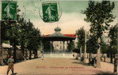 Cette - Promenade de l'Esplanade à Sète