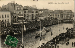 Cette - Les Joutes, Vue generale -
													34 Hérault
												