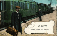 Cette - je vous envoie mes Amities