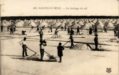 Salins-du-Midi - Le battage du sel