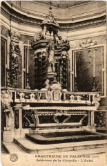 Chartreuse de Valbonne - Intérieur de la Chapelle - L'Autel -
													30 Gard
												