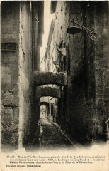 Alais Rue des Vieilles-Casernes prise du coté de la Rue Saboterie