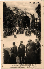 N.-D. de Prime-Combe - Pélerinage d'Hommes - La Procession