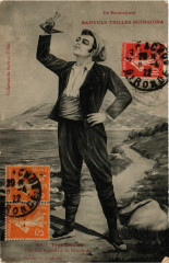 Type Catalan Catalan buvant a la Regalade -
													66 Pyrénées Orientales
												