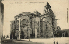 Uzerche Abside de lEglise à Uzerche