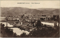 Argentat vue générale