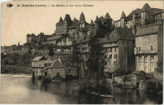Uzerche Moulin et vieux Chateau à Uzerche