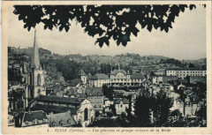 Tulle Vue Generale et groupe scolaire France à Tulle