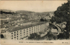 Tulle Vue Generale et Caserne du Champ de Mars France à Tulle