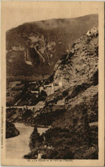 Le Rhone et le Fort de l'Ecluse France