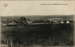 La Courtine Vue Generale et du Camp France à La Courtine