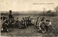 Militaire Camp de La Courtine - Les Mitrailleuses à La Courtine