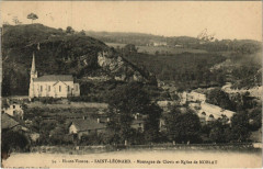 Saint-Leonard - Montagne de Clovis et Eglise de Noblat