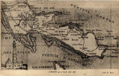 Ile d'Oleron - Carte de L'Ile-de-Re