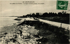 Chatelaillon - Les méfaits de l'Oéan - La Digue enlevée pendant