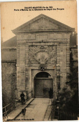 Saint-Martin (Ile-de-Re) - Porte d'Entrée de la Citadelle du Dépot