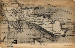 Carte de L'Ile-de-Re -
													17 Charente Maritime
												