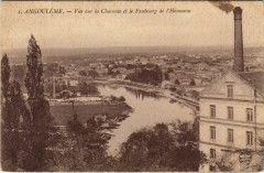 Angouleme- vue sur la Charente&Faubourg de l'Houmeau France à Angoulême