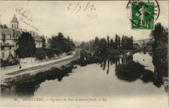 Angouleme- vue prise du Pont de Saint-Cybard France à Angoulême