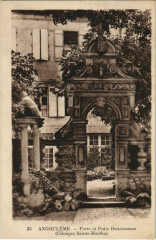 Angouleme- Porte et Puits Renaissance,Clinique Sainte-Marthe France à Angoulême