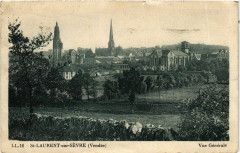 Saint-Laurent-sur-Sevre - vue générale -
													86 Vienne
												
