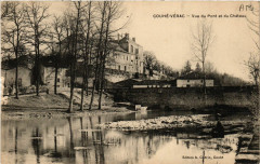 Couhe-Verac - Vue du Pont et du Chateau -
													86 Vienne
												