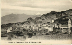 Piana - Vue Generale et Entree des Calanques Corsica - Corse à Piana