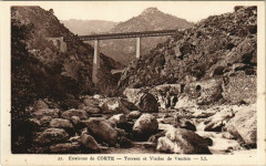 Environs de Corte - Torrent et Viaduc du Vecchio Corsica - Corse à Corte