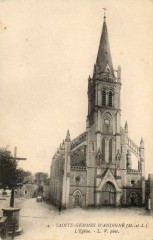 Sainte-Gemmes - Cpa Eglise