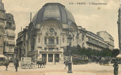 Carte postale ancienne L'Hippodrome
                                                                     à Paris 18e
                                