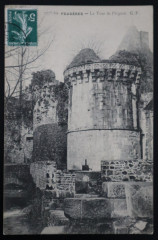Fougères (35) Tour de Plesguen et Tour de la Trémoille - Carte postale