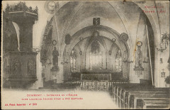 Domrémy, Intérieur de l'Eglise dans laquelle Jeanne d'Arc a été baptisée Cp 5486 Pr