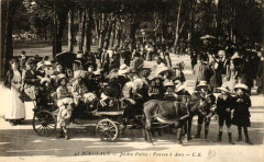 Bordeaux - Jardin public - voiture à ânes à Bordeaux
