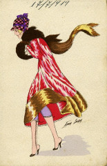 Xavier Sager Woman with fur 2 -
													France
												