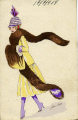 Xavier Sager Woman with fur 1 -
													France
												