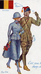 Xavier Sager Soldier and woman Belgium -
													France
												