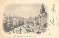 Conde Sur L'Escaut Le Marche Et Beffroi
