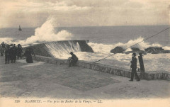 Biarritz Vue Prise Du Rocher De La Vierge à Biarritz