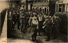 Grève des Chemins de Fer (Gare Montparnasse) - Débarquement des troupes du Génie de Versailles à Paris 15e