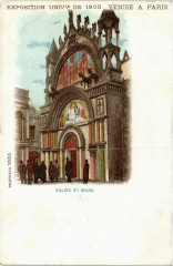 Paris Expo 1900 Eglise Saint-Marc à Paris