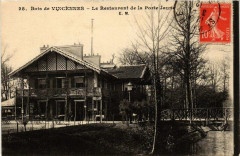 Carte postale ancienne Bois de Vincennes - Le Restaurant de la Porte Jaune
                                                                     à Paris
                                