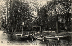 Bois de Vincennes - Lac des Minimes - Garage de bateaux à la Porte Jaune à Paris